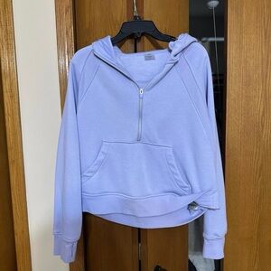 Danskin Light Purple Women's Half-Zip Hoodie
